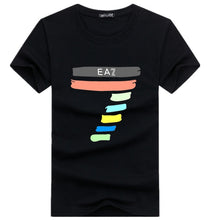 Load image into Gallery viewer, 2019 NEW Casual short sleeve o-neck letter printed cotton t shirt men brand white black tee shirt mens tshirt  camisetas  25Z