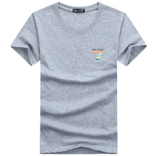 Load image into Gallery viewer, 2019 NEW Casual short sleeve o-neck letter printed cotton t shirt men brand white black tee shirt mens tshirt  camisetas  25Z
