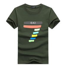 Load image into Gallery viewer, 2019 NEW Casual short sleeve o-neck letter printed cotton t shirt men brand white black tee shirt mens tshirt  camisetas  25Z