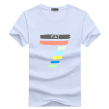 Load image into Gallery viewer, 2019 NEW Casual short sleeve o-neck letter printed cotton t shirt men brand white black tee shirt mens tshirt  camisetas  25Z