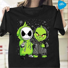 Load image into Gallery viewer, Baby Grinch And Jack Skellington Christmas T Shirt, Grinch Christmas TShirt Gifts