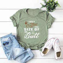 Load image into Gallery viewer, JFUNCY Funny Letter Print T-shirts Women's S-5XL Kawaii Harajuku Top Clothes Female Shirts Women Cotton T-shirt