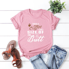 Load image into Gallery viewer, JFUNCY Funny Letter Print T-shirts Women's S-5XL Kawaii Harajuku Top Clothes Female Shirts Women Cotton T-shirt